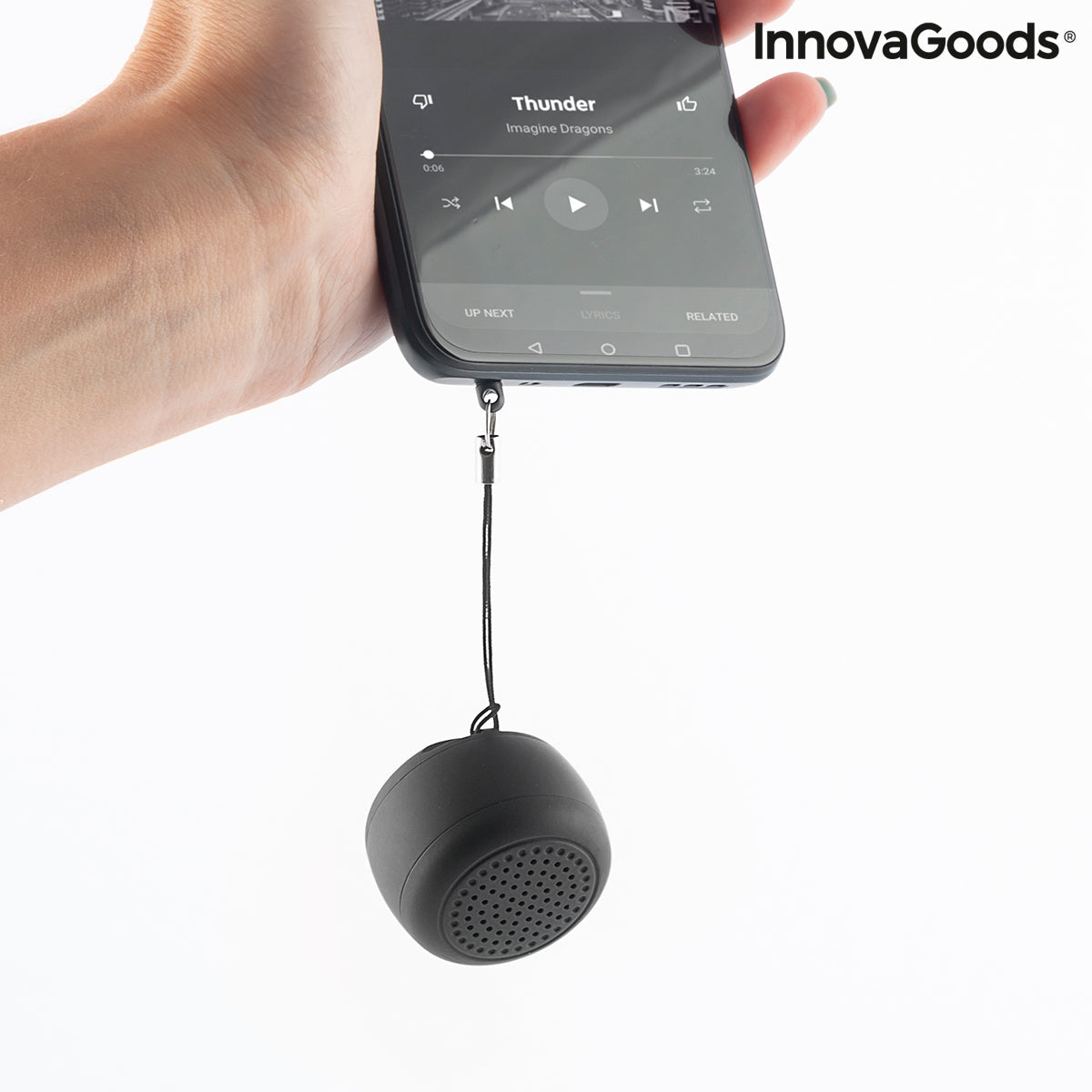 Rechargeable Portable Wireless Mini Speaker Miund InnovaGoods