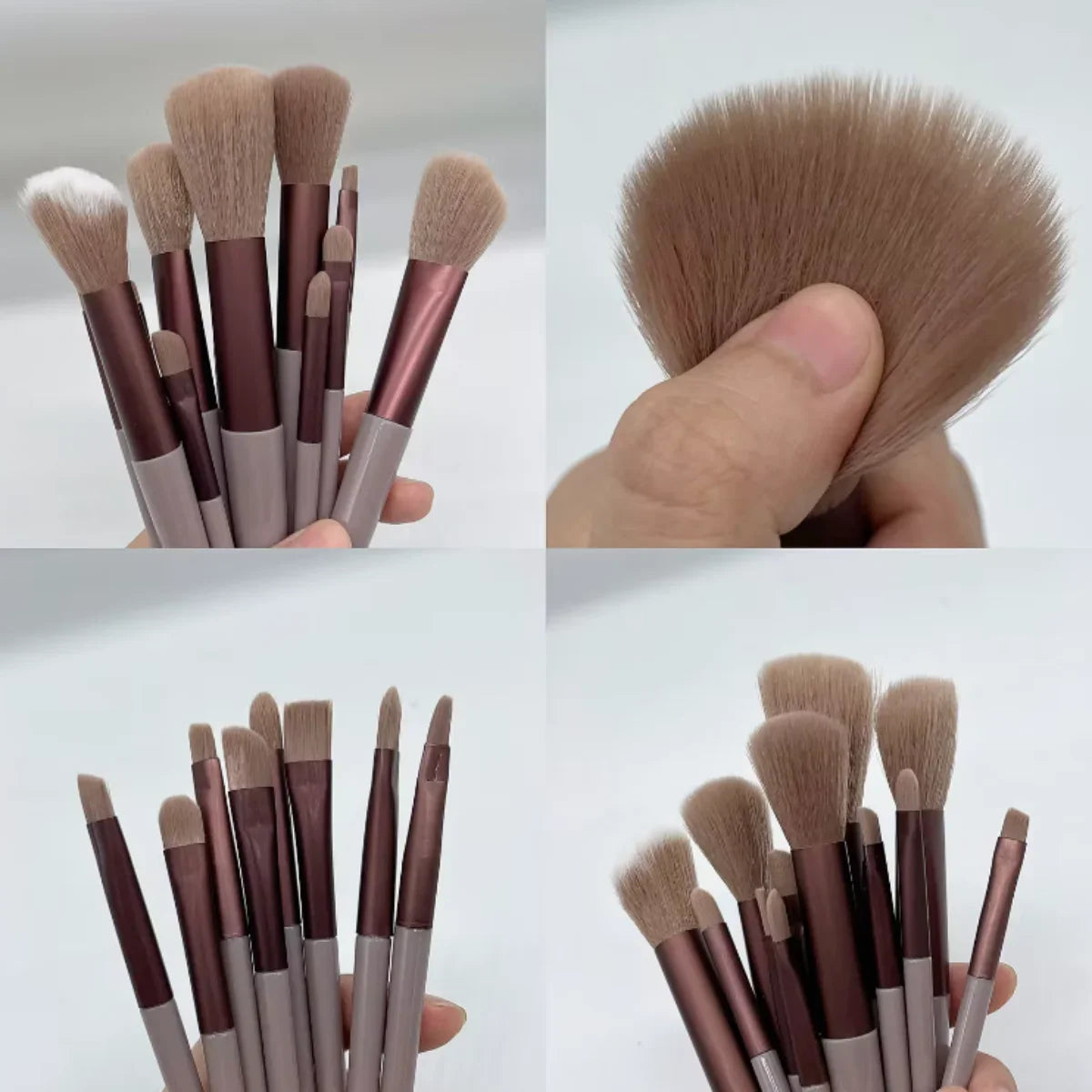 Makeup brushes set 