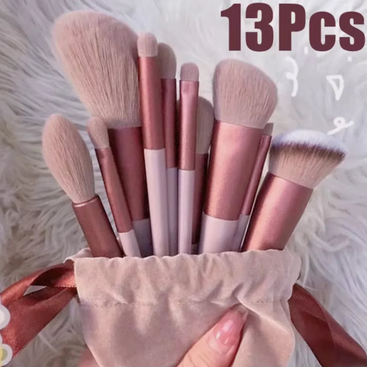 Makeup brushes set 