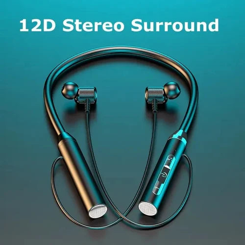 0 Neckband Earphones Silicone Hifi 9D