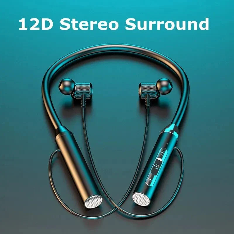 0 Neckband Earphones Silicone Hifi 9D