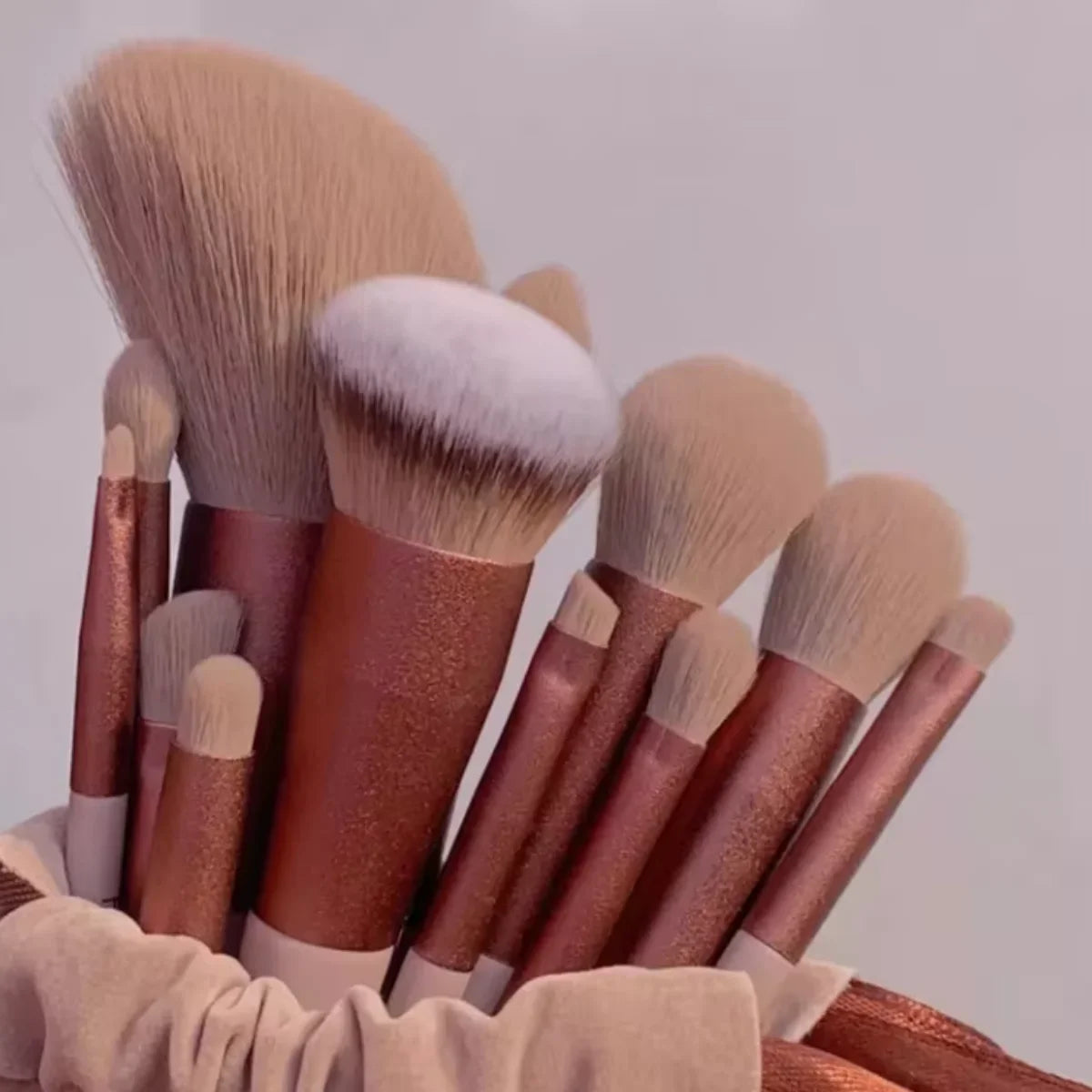 Makeup brushes set 